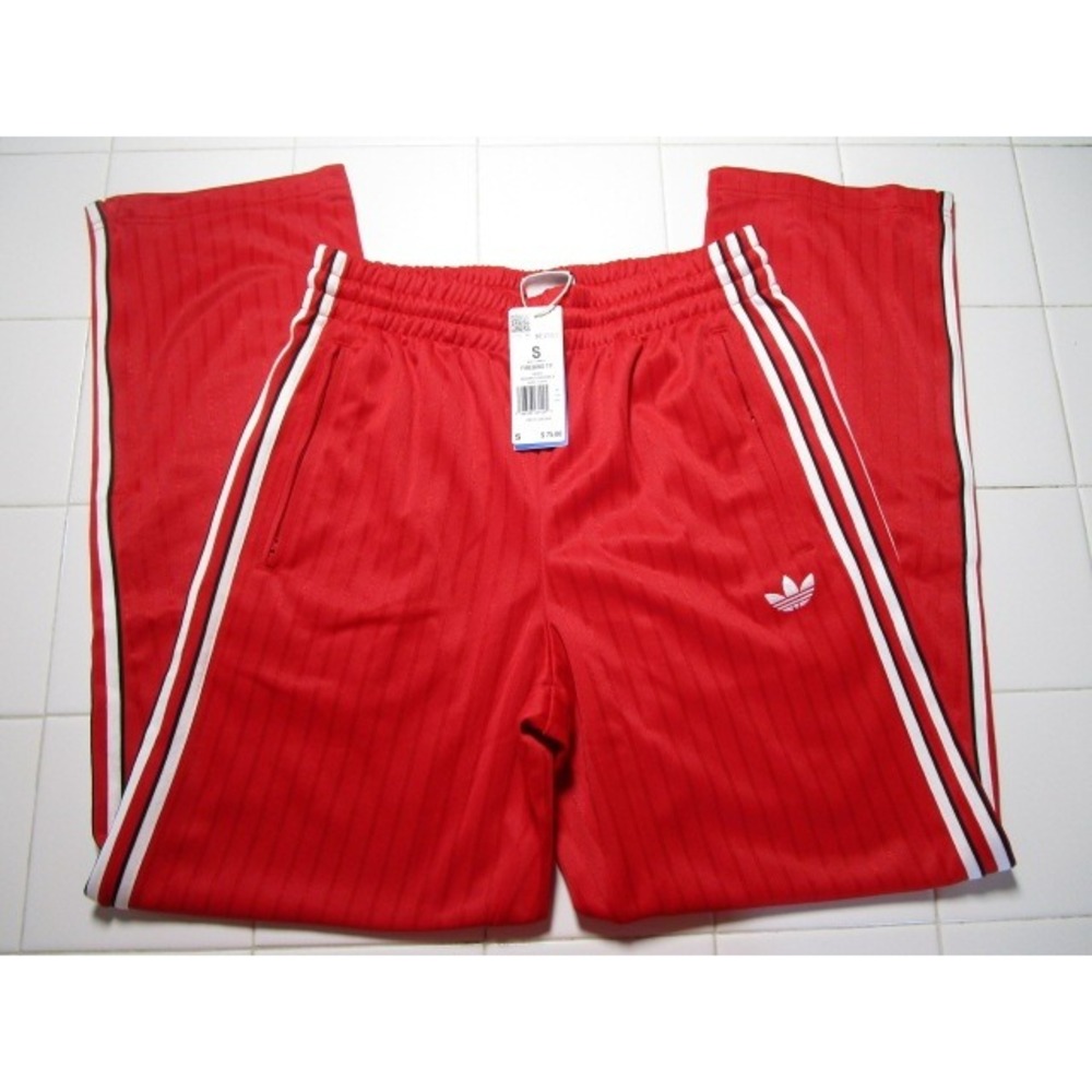 Adidas Originals KE2153 Firebird TP Track Pants Red White Men's Small